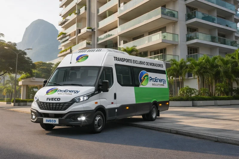 Van de transporte para condomínios da ProEnergy Solutions